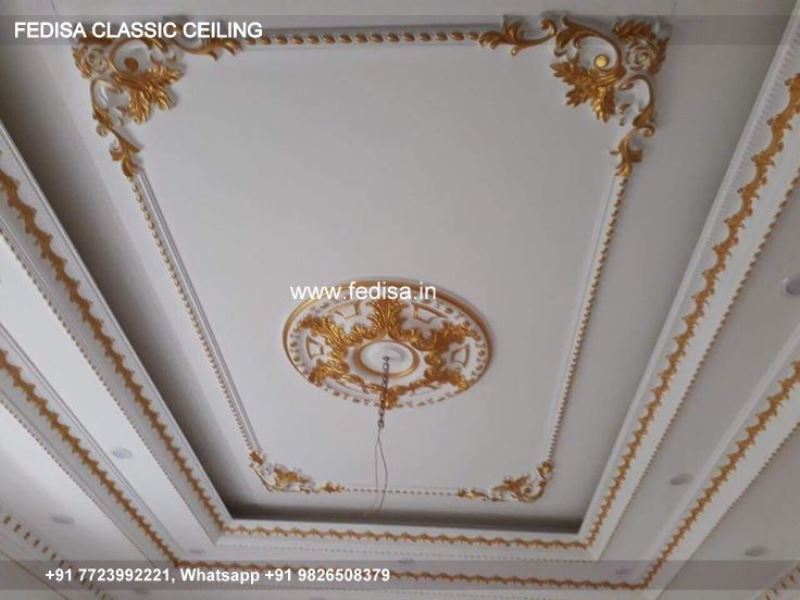 Classic Kitchen Pop Design Classical Gypsum Grid Ceiling Price