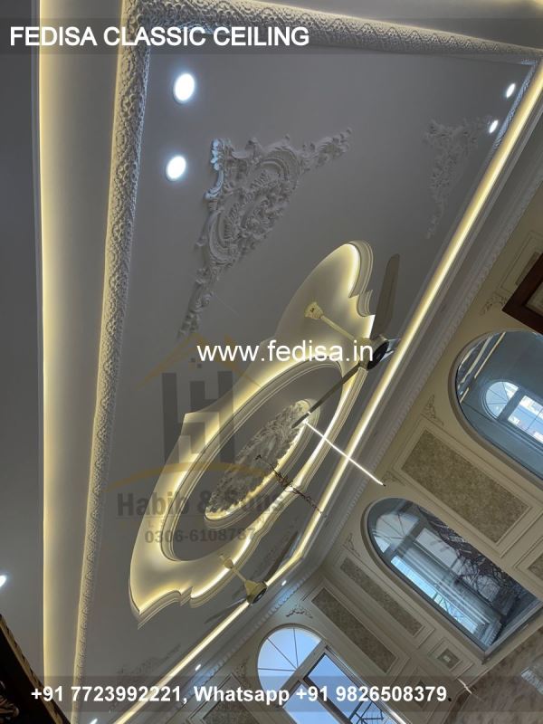 Classic Plus Minus Pop Design For Gallery Classical Pvc Grid False Ceiling