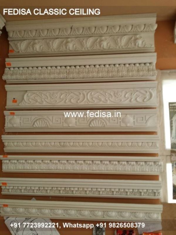 Classical Four Ceiling Design Luxury False Ceiling For Entrance Home