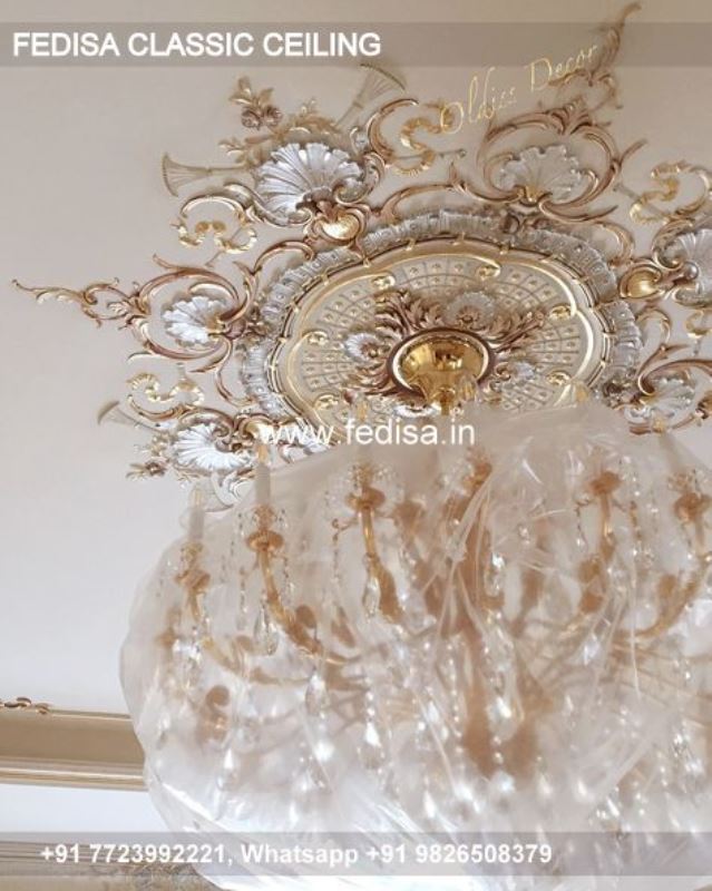 Classical False Ceiling For Hall Luxury Pop Design For Porch