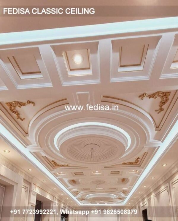 Classical Pvc False Ceiling Price Luxury Pop Plus Minus Design 2021
