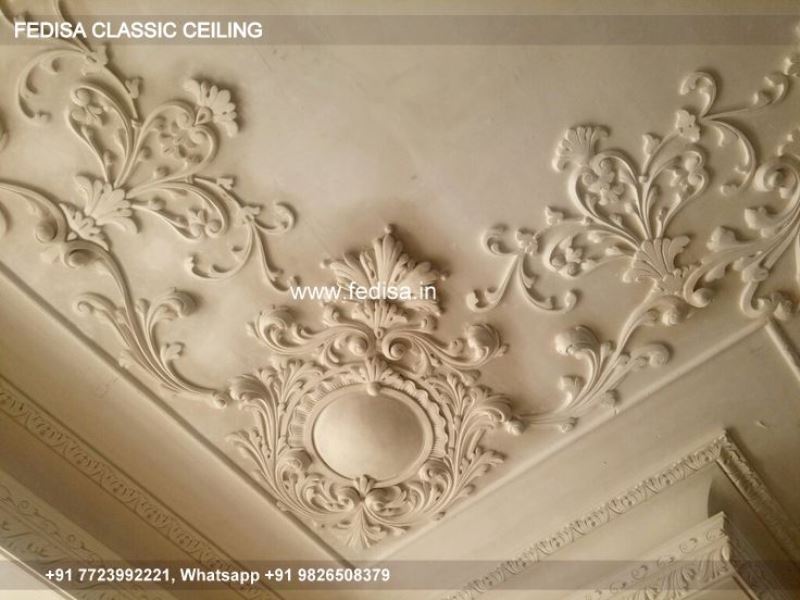 Luxury Latest Ceiling Design Classic Pop Design Wallpaper