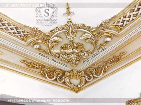 Classical Wall Ceiling Design For Hall Luxury Circle Pop Design