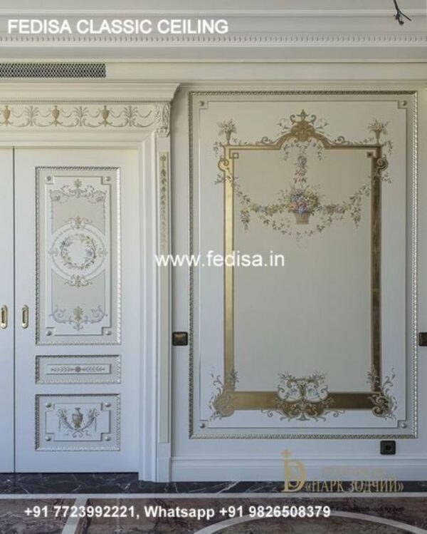 Classical False Ceiling Design For Living Room Luxury Pop Door Arch Design