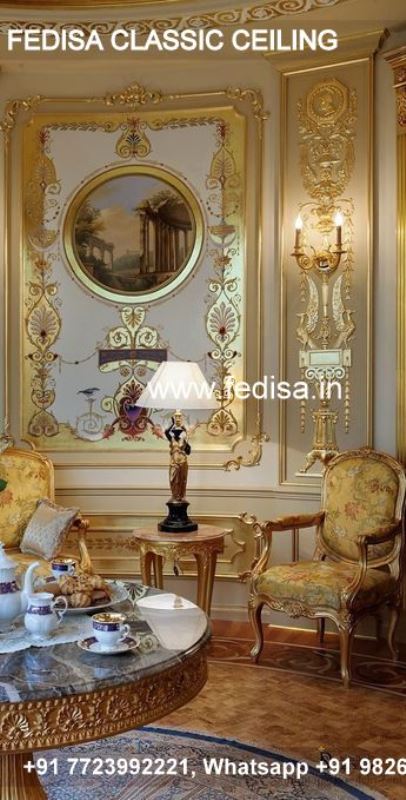 Classical Pvc False Ceiling Design Luxury Pop Design For Chajja