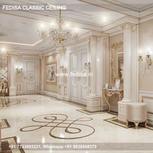 Luxury Ceiling Paint Design Classic Living Room Design Without False Ceiling