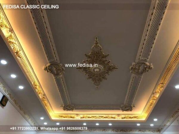 Classical False Ceiling Color Luxury Pop Star Design