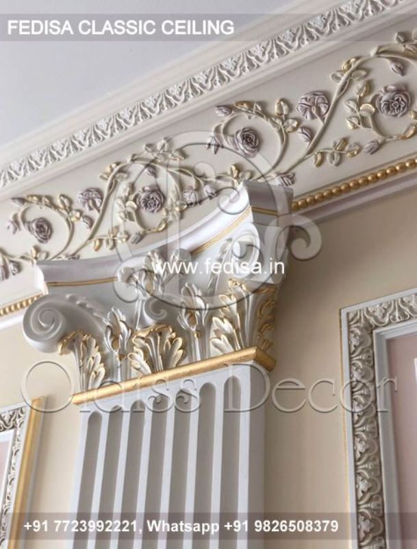 Luxury Gypsum False Ceiling Classic Pop Heart Design