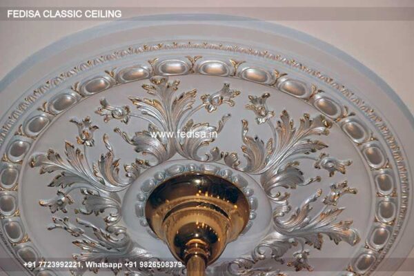 Luxury Thermocol Ceiling Classic Gallery Design Pop