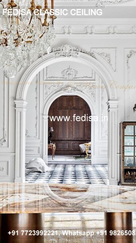 Classic Saint Gobain False Ceiling Classical Arch Design Pop