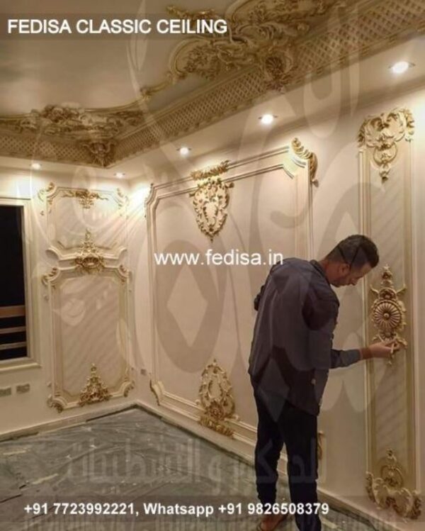 Luxury Four Ceiling Design Classic Old Pop Design
