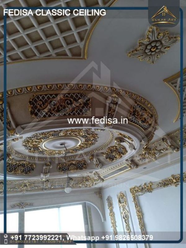 Classic Gypsum False Ceiling Design Classical Pop Acrylic Design