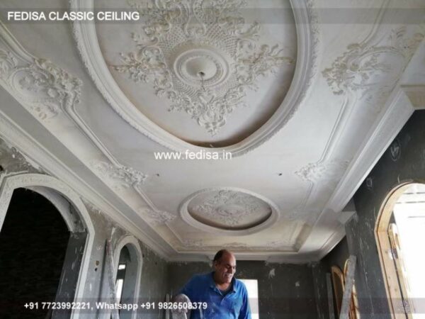 Classical Modern False Ceiling Design Luxury Pop Design For Parlour