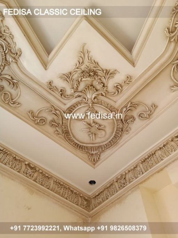 Luxury Ceiling Design For Living Room Classic Pop Tv Cabinet Design