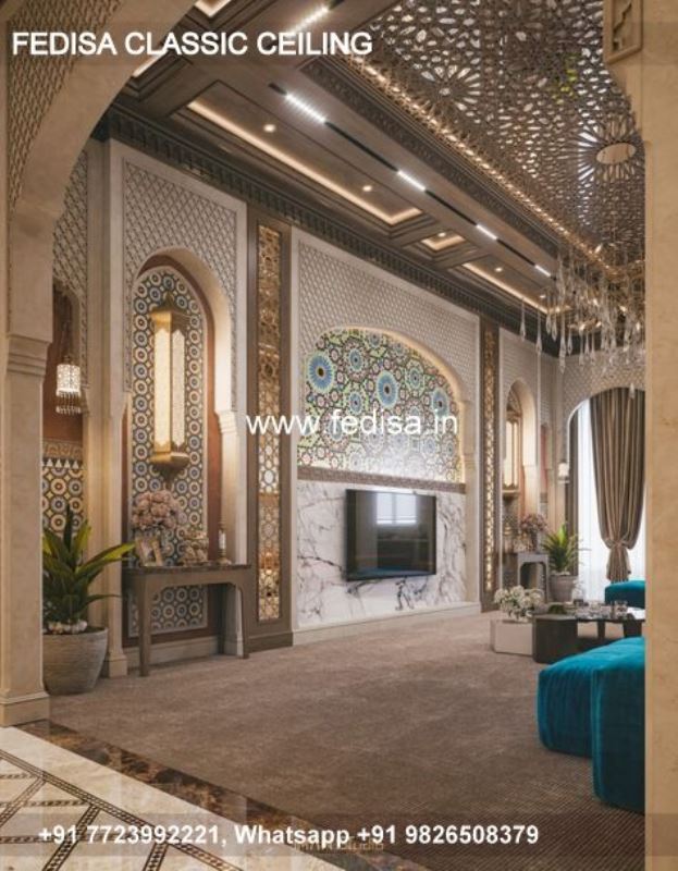 Luxury Ceiling Design For Bedroom 2036 Classic Up Fall Ceiling Design