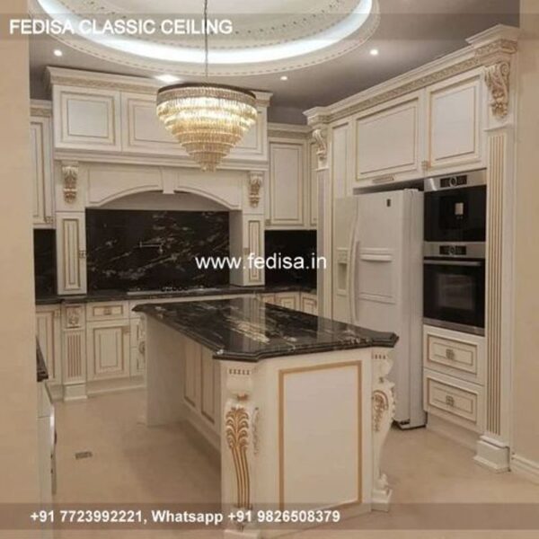 Classical Wooden False Ceiling Luxury Pop Forsling Design 2020