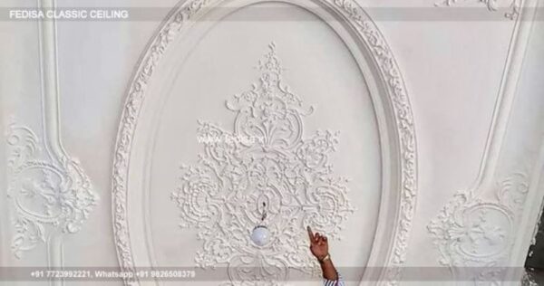 Luxury Pop Ceiling Design Hall Classic L Shape Ceiling Pop Design