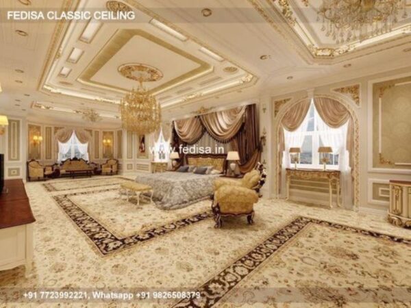 Luxury Pop Down Ceiling Design Classic Pop Design 3 Fan Box