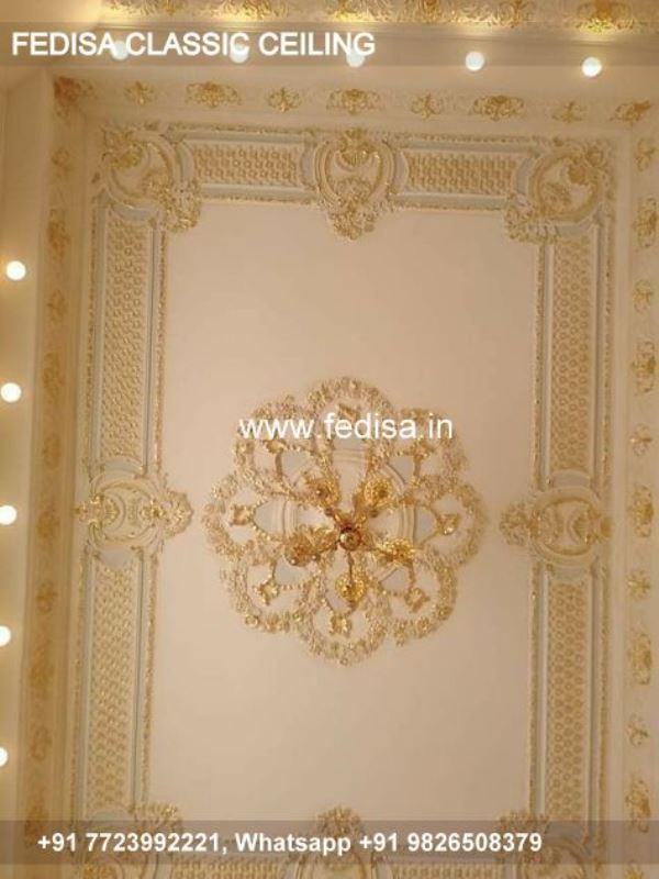 Classical Gypsum Ceiling Design Luxury Plus Minus Ki Pop