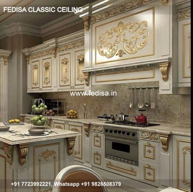 Luxury Plaster Ceiling Design Classic Pop Design Wooden