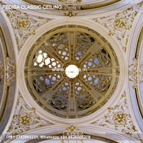 Luxury Wooden Ceiling Design Classic Hall Ceiling Flower Design