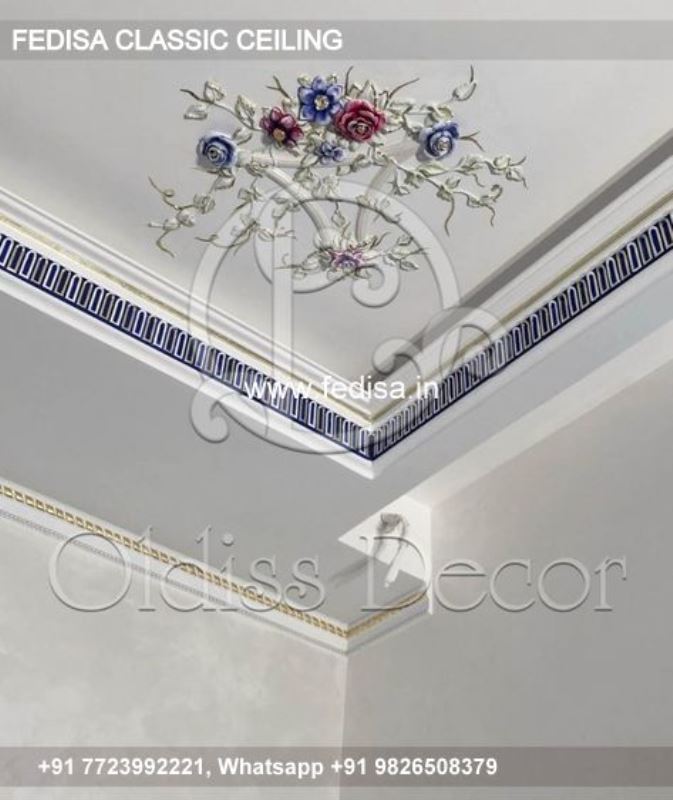 Classic Pop False Ceiling Classical S Shape Pop Design