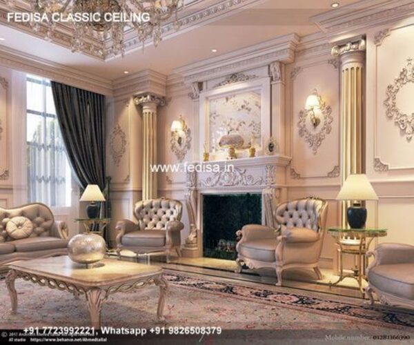 Classical Pop Light Design Luxury Wall Ceiling Flower Design
