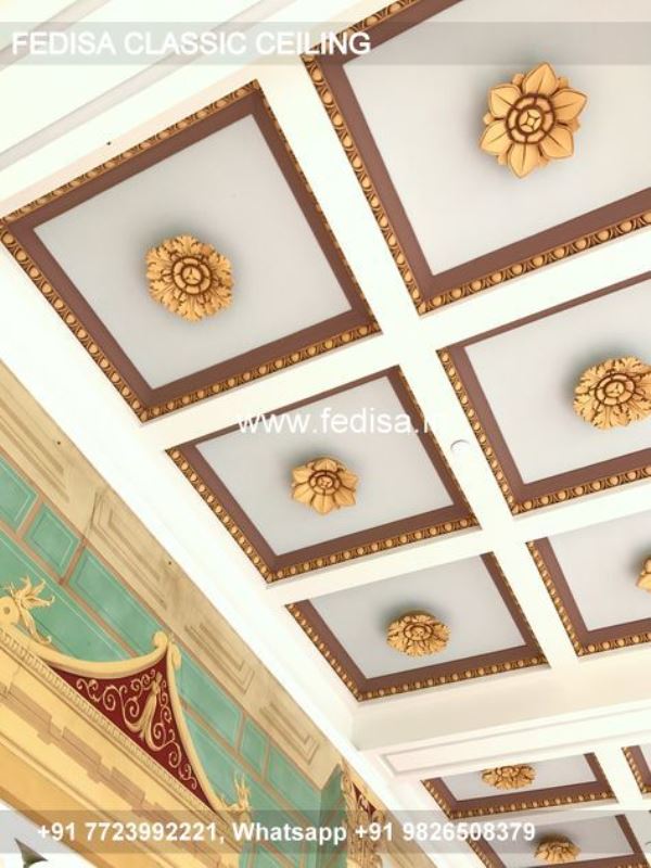 Luxury False Ceiling Design Classic Pop Entrance Design
