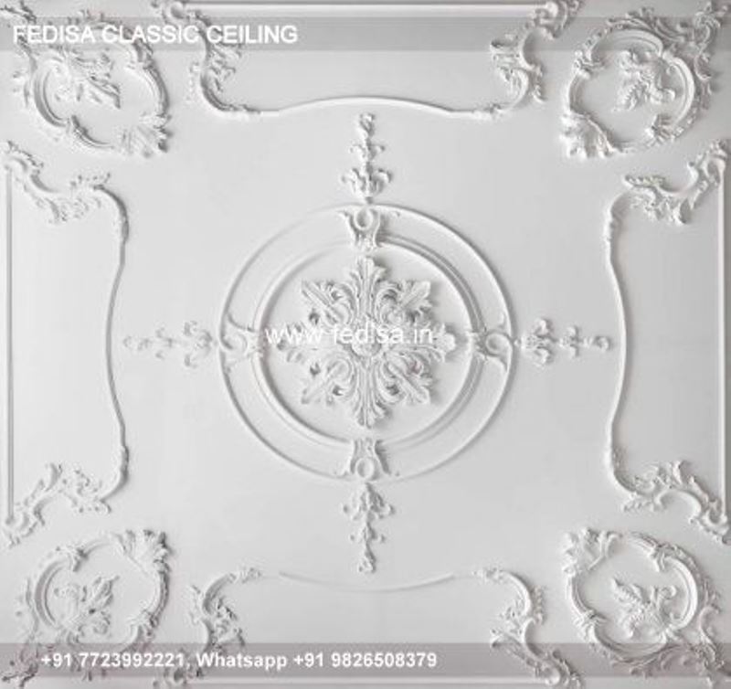 Luxury Simple Pop Design For Hall 2037 Classic Ceiling Pop Design Big Hall