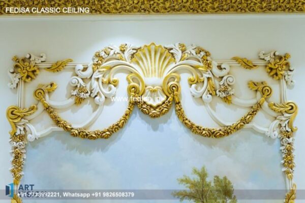Classic Gypsum Ceiling Design Classical Black Pop Design