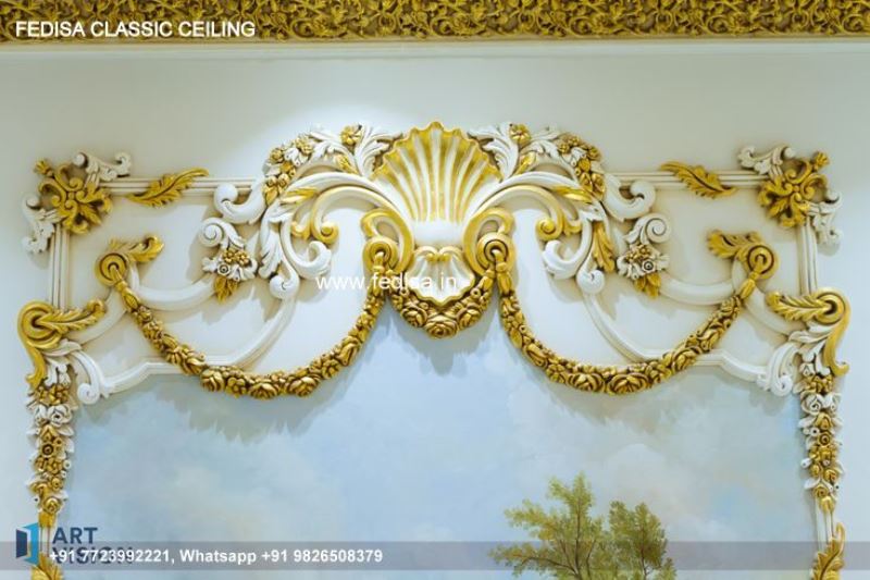 Classic Gypsum Ceiling Design Classical Black Pop Design
