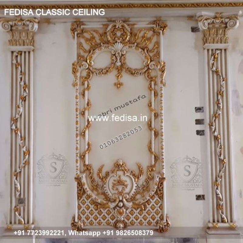 Classic Main Hall Fall Ceiling Design Classical Pop Down Ceiling Ka Design
