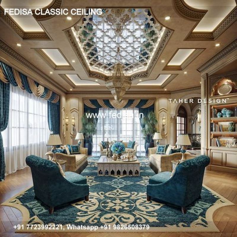 Classical False Ceiling Design For Living Room Luxury Pop Design Master
