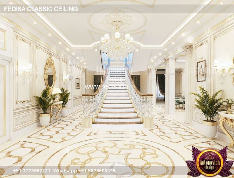 Classical Pvc False Ceiling Design Luxury Down Ceiling Models