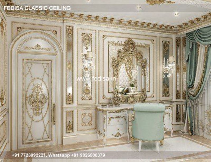 Luxury False Ceiling Design For Drawing Room Classic Pop Design For Monty
