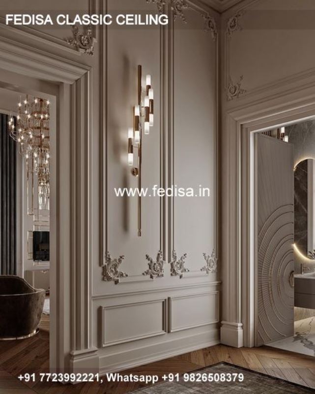 Classical Ceiling Pop Luxury Pop Plus Minus Hall Design