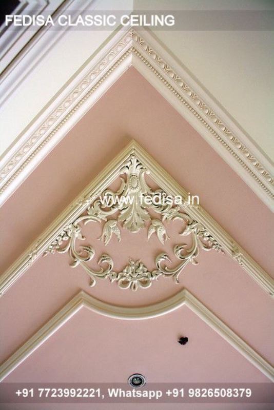 Classical Pop Fall Ceiling Design Luxury Pop Wall Decoration