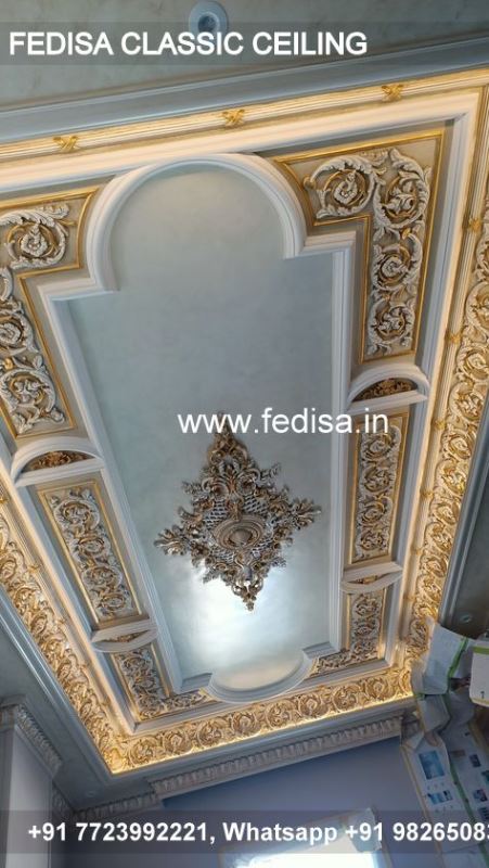 Classical Minus Plus Pop Luxury House Ceiling Design Cement