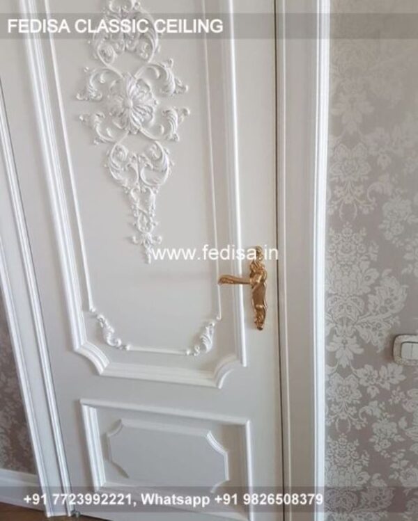 Luxury Gypsum False Ceiling Design Classic Home Pop Design For Hall