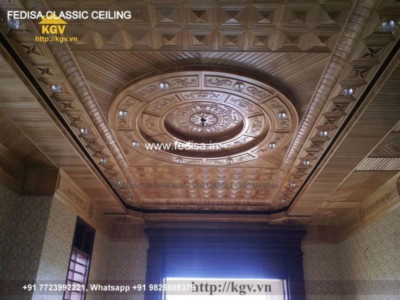Classical Ceiling Ka Design Luxury False Ceiling Design With One Fan