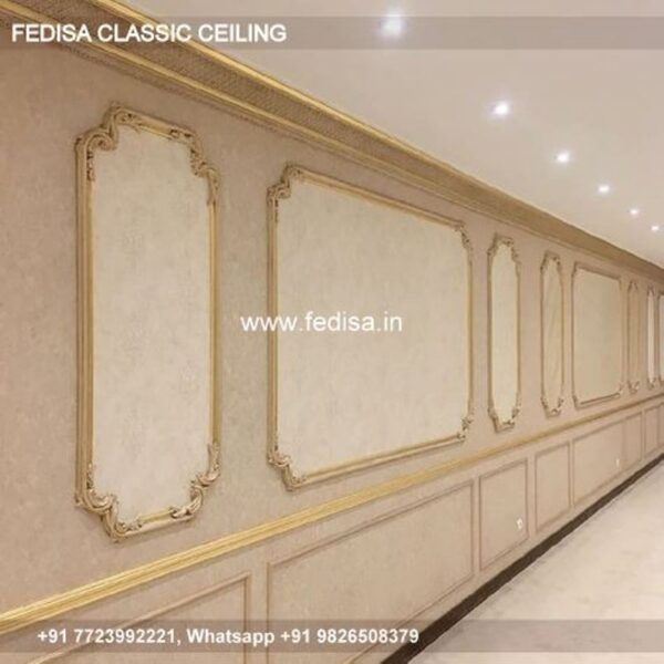 Classical Modern Simple Pop Design Luxury Pop Down Ceiling Lobby Design