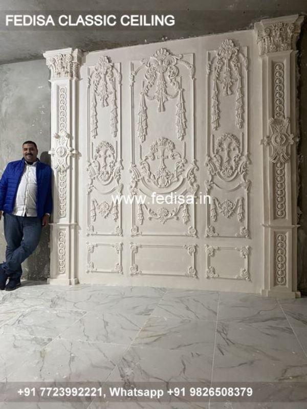 Classical Fall Ceiling Design Latest Luxury Pop Railing Design