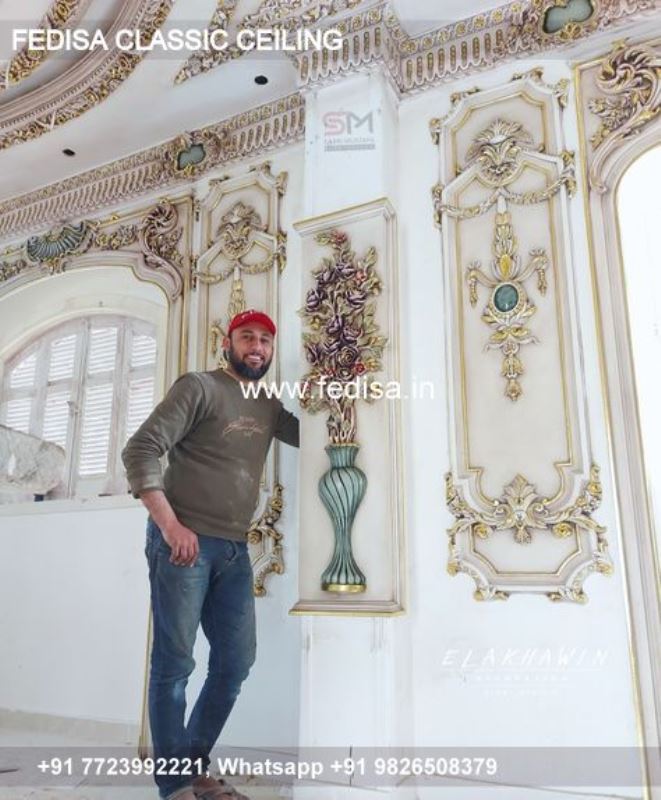 Classical Wooden Ceiling Design Luxury Pop Ceiling Design For Corridor