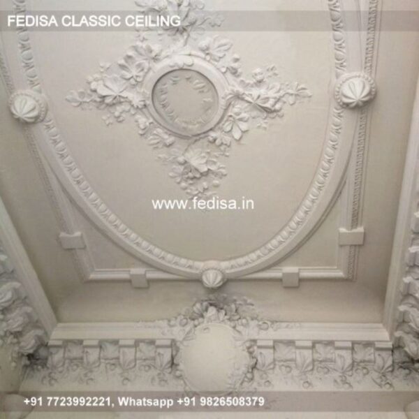 Classic Bathroom False Ceiling Classical Roof Border Pop Design