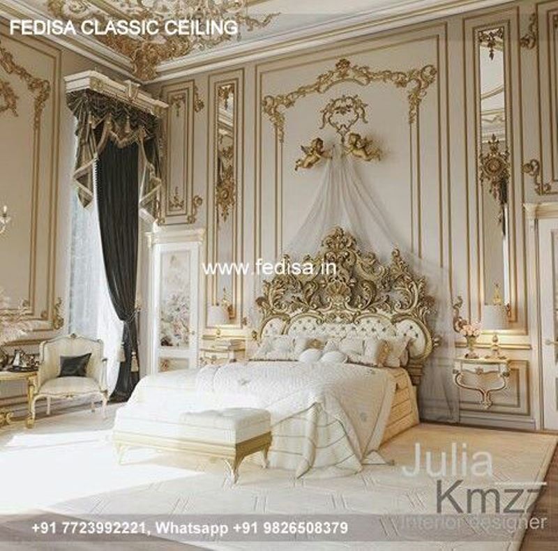 Classical Main Hall Fall Ceiling Design Luxury Pop Design Ke Color
