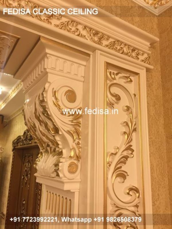 Classical Pop Fall Ceiling Design Luxury Indian Pop Design For Hall