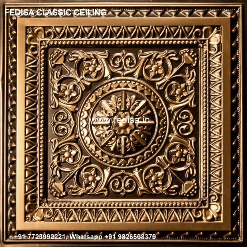 Luxury False Ceiling Design For Lobby Classic Pop Design Deewar