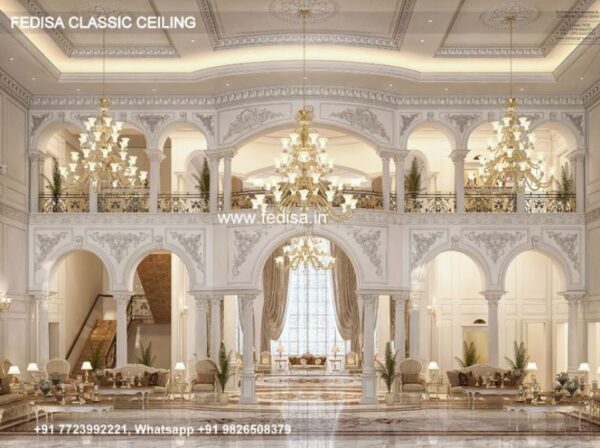 Classical False Ceiling Design Luxury Design Of Pop Ceiling For Hall