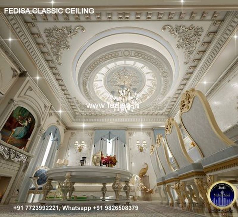 Luxury Gypsum Ceiling Design Classic Pop Hall Ki Design