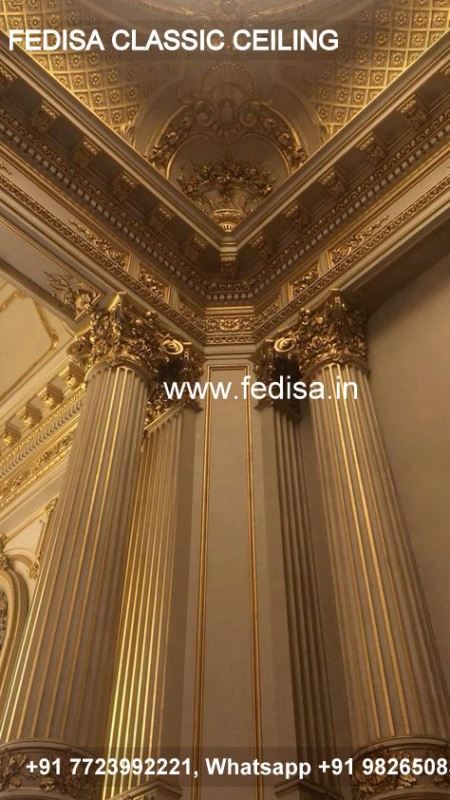 Luxury Gypsum Designs Classic Pop Hall Design 2 Fan